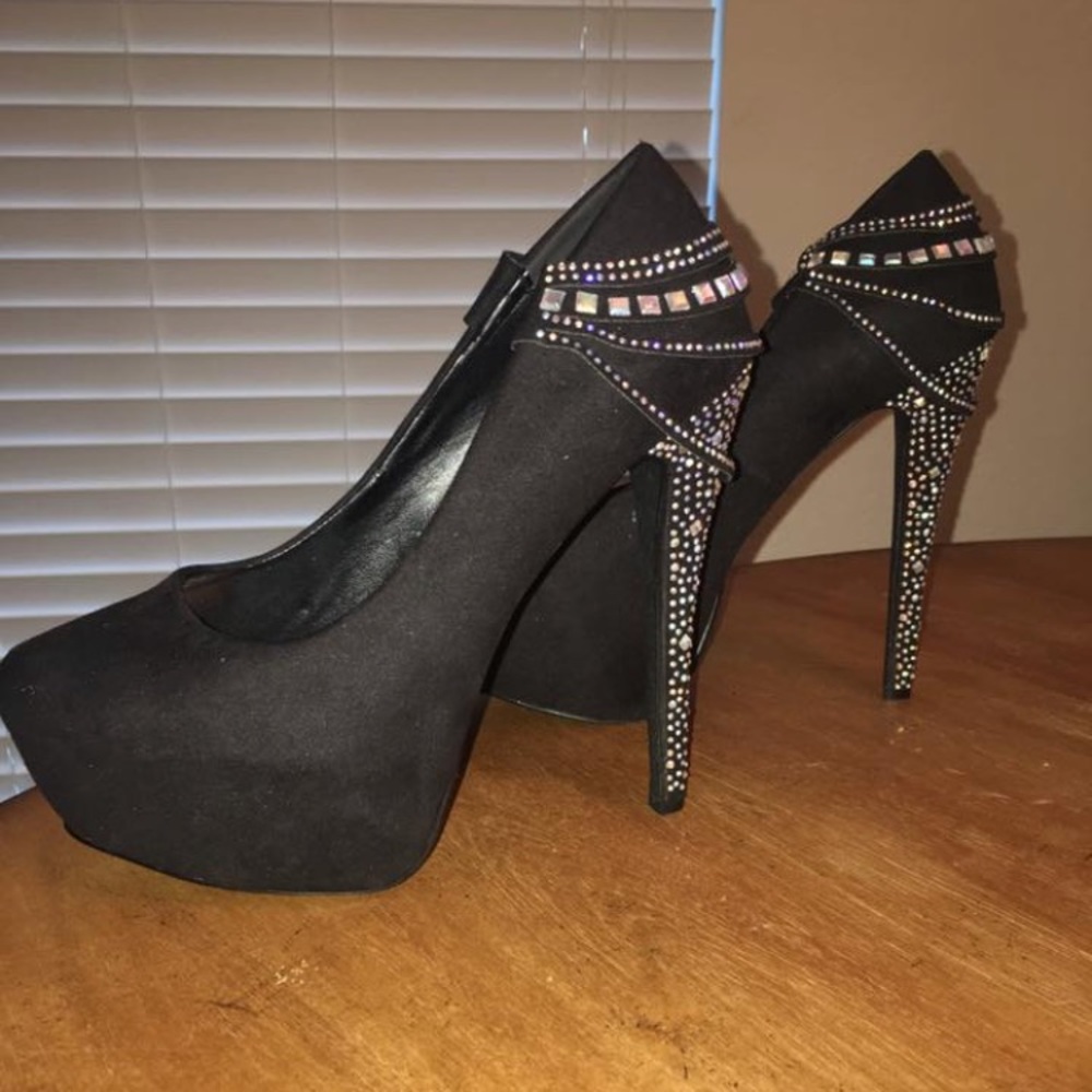 Black with embellishments